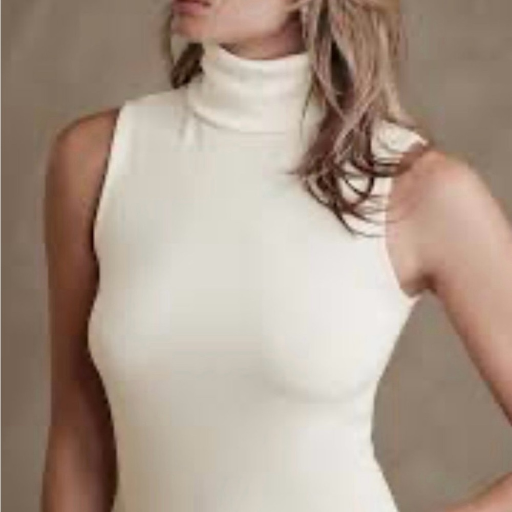 NWT Banana Republic Soft Luxe Turtleneck Tank
